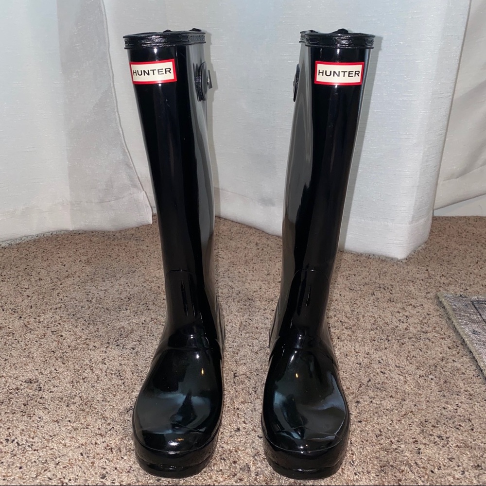 Hunter original glossy rain boots